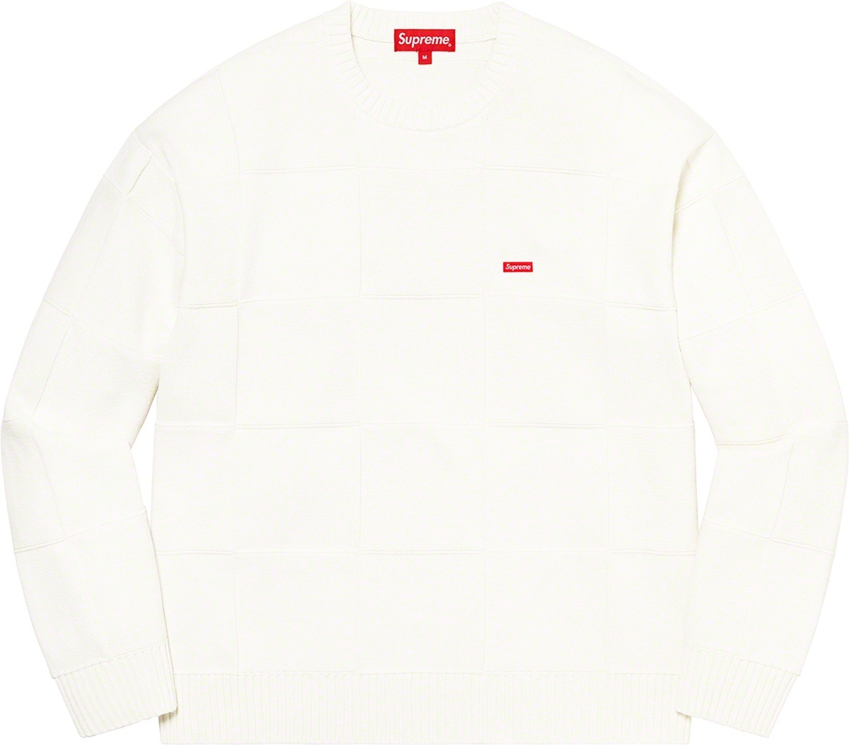 Tonal Checkerboard Small Box Sweater view 11